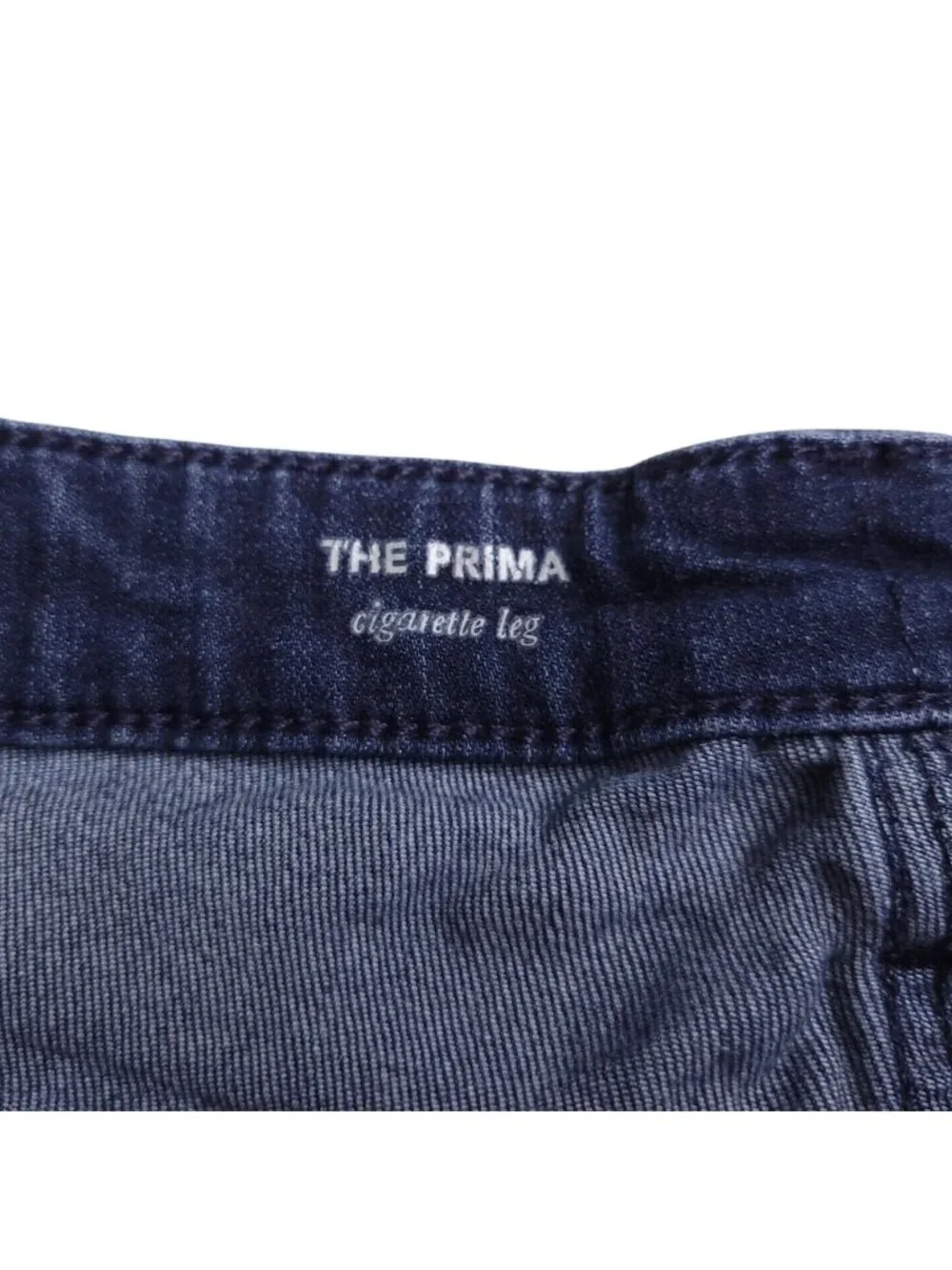 Adriano Goldschmied Womens Prima Cigarette Leg Jeans 27 Dark Wash Low Rise - Picture 7 of 8